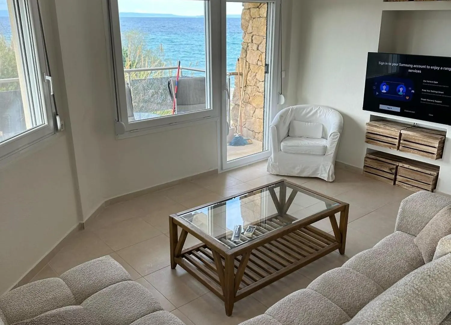 Apartment Beachfront Bliss Polychrono Greece
